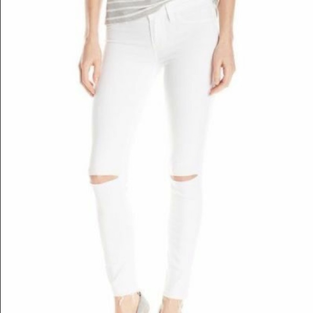 Paige Denim Verdugo White Skinny Jeans